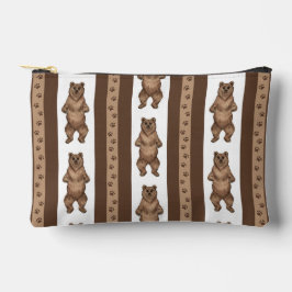 Bolsito Accesorio Pequeño Kodiak Bear Stripe