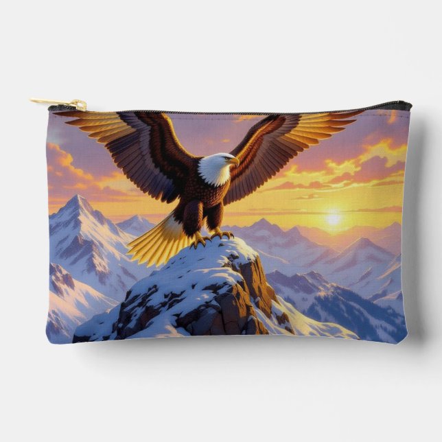 Bolsito Accesorio Pequeño König der Lüfte Der majestätische Weißkopfseeadler (Anverso)