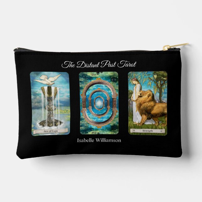 Bolsito Accesorio Pequeño La Divinización Oracle de la tarjeta Tarot pasada  (Reverso )