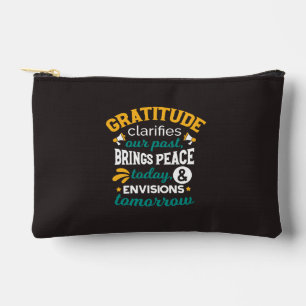 Bolsito Accesorio Pequeño La gratitud trae paz hoy – Fe positiva
