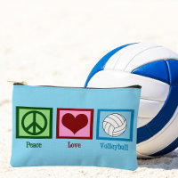 La paz amor el voleibol lindo azul