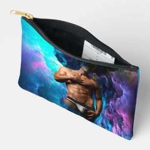 Bolsito Accesorio Pequeño La ropa interior de SlipperyJoe's Man bulge azul m