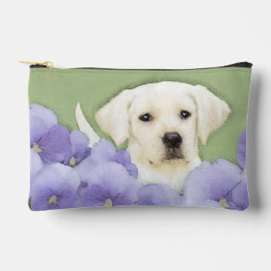 Bolsito Accesorio Pequeño Labrador recuperador de cachorro pintando arte de