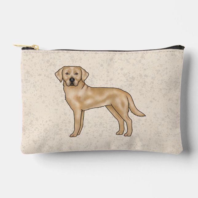 Bolsito Accesorio Pequeño Labrador Retriever Amarillo Perro de Lab Cómico Di (Anverso)