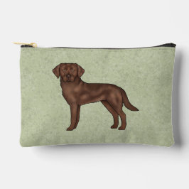 Bolsito Accesorio Pequeño Labrador Retriever Chocolate Cute Cartoon Perro La