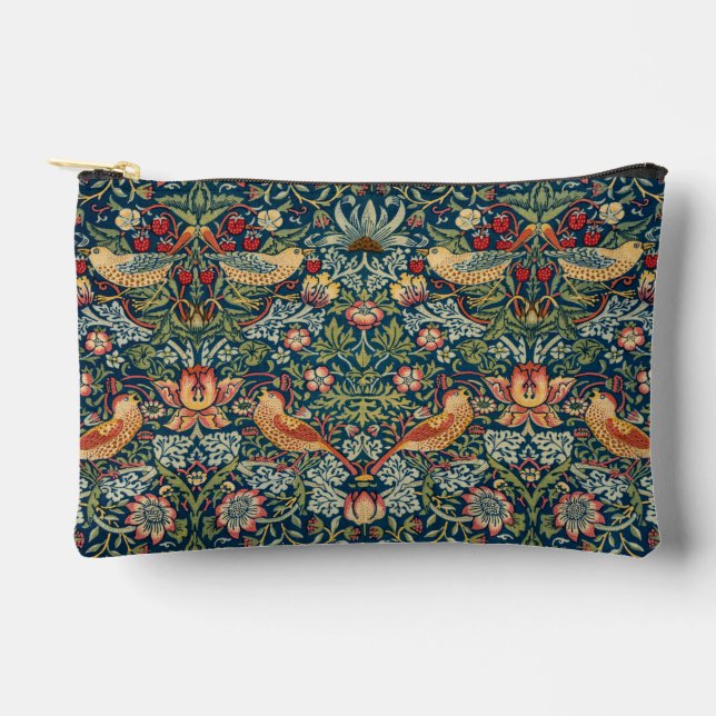 Bolsito Accesorio Pequeño Ladrón de fresa por William Morris (Anverso)