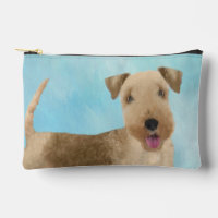 Lakeland Terrier Pintura Cuta Original Perro Arte