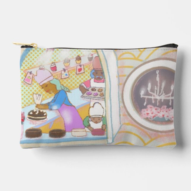 Bolsito Accesorio Pequeño LALATOWN Small Cosmetic Pouch (Anverso)