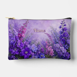 Bolsito Accesorio Pequeño Larkspur personalizado de la flor de nacimiento de