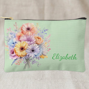 Bolsito Accesorio Pequeño Las flores Gerbera añaden nombre verde