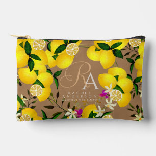 Bolsito Accesorio Pequeño Lemon Monogram Brown