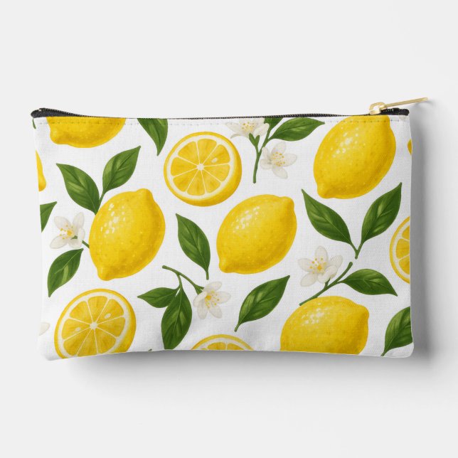 Bolsito Accesorio Pequeño Lemon Pattern (Reverso )