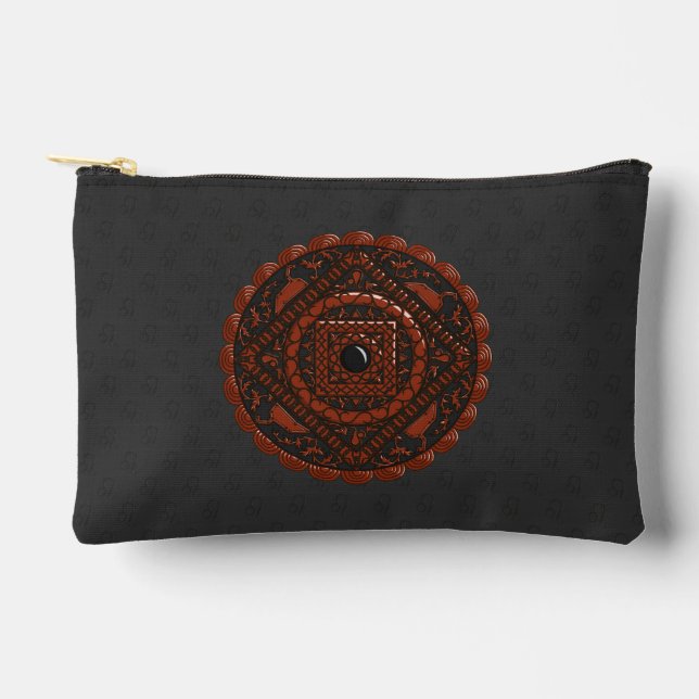 Bolsito Accesorio Pequeño Leo Mandala (Anverso)