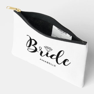 Bolsito Accesorio Pequeño Letras de guión "Novia" personalizadas