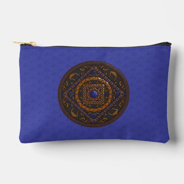 Bolsito Accesorio Pequeño Libra Mandala (Anverso)