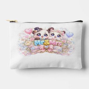 Bolsito Accesorio Pequeño Lindo Kawaii Señor y Señora Pareja de Panda Rosa P