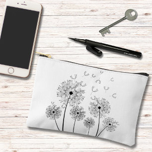 Bolsito Accesorio Pequeño Línea de arte Dandelion pequeña