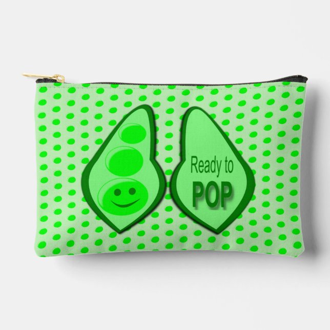 Bolsito Accesorio Pequeño Listo para abrir un café verde preñado (Anverso)