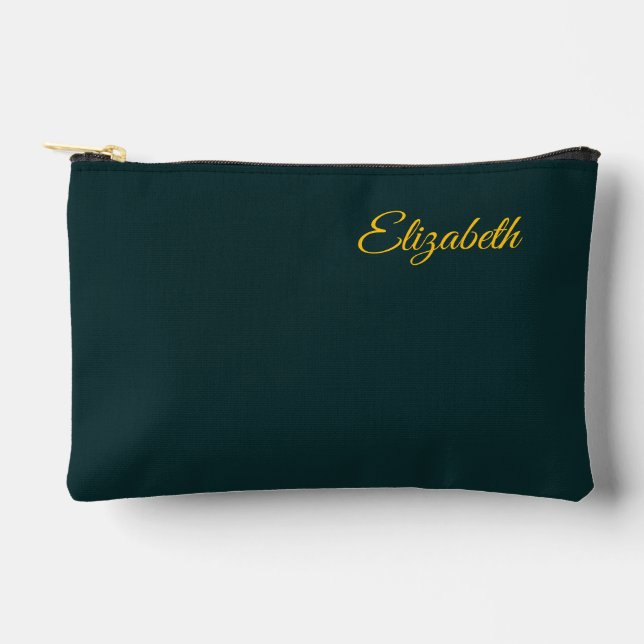 Bolsito Accesorio Pequeño Llanura sólida verde verde de jungla oscura person (Anverso)