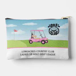 Bolsito Accesorio Pequeño Logo de la Liga de Mujeres del Club de Golf Carro 