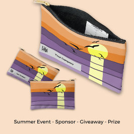 Bolsito Accesorio Pequeño Logotipo de la Compañía Motto del Premio de Verano