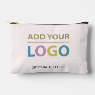 Bolsito Accesorio Pequeño Logotipo de su empresa Modern Blush Rosa