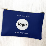 Bolsito Accesorio Pequeño Logotipo Texto comercial Promoción de marca naval<br><div class="desc">Añade tu propio logotipo a este diseño. Minimalista y profesional. Cambie o elimine el texto superior e inferior, añada su nombre, lema de la empresa, número de teléfono o sitio web. Ideal para un producto promocional para sus empleados, personal, clientes y clientes. Ideal para ferias, viajes, eventos corporativos o deportivos...</div>