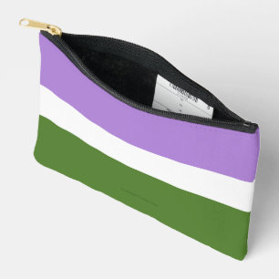 Bolsito Accesorio Pequeño Los colores de la bandera del orgullo de género de