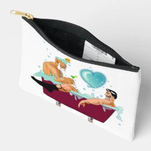 Bolsito Accesorio Pequeño Los dos hombres gay de SlipperyJoe aman la bañera 