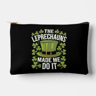 Bolsito Accesorio Pequeño Los duendes me hicieron hacerlo día de San Patrici