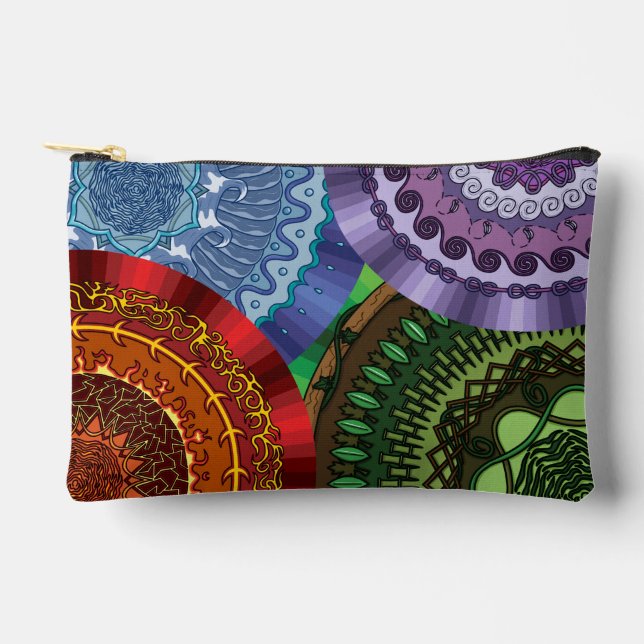 Bolsito Accesorio Pequeño Los Mandalas de los Elementos (Anverso)