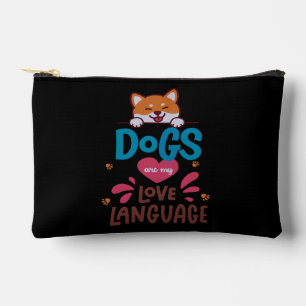 Bolsito Accesorio Pequeño Los perros son mi lengua de amor