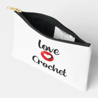 Bolsito Accesorio Pequeño Love 2 Crochet