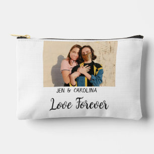 Bolsito Accesorio Pequeño Love Forever LGbtq pareja orgullo agregar nombre d