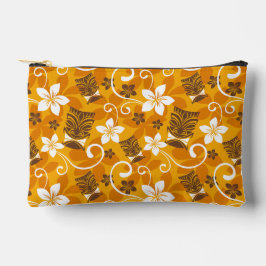 BOLSITO ACCESORIO PEQUEÑO LUAU TIKI PATTERN (NARANJA)