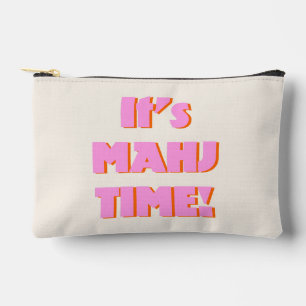 Bolsito Accesorio Pequeño Mahj Mahjong Mah Jongg Rosa Frase Bonito Divertido