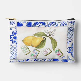 Bolsito Accesorio Pequeño Mahjong Lemons Pouch