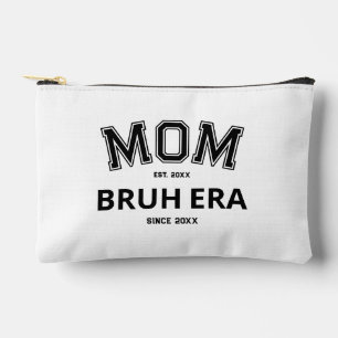 Bolsito Accesorio Pequeño Mamá Bruh Era Año Personalizado Negro Logo Blanco