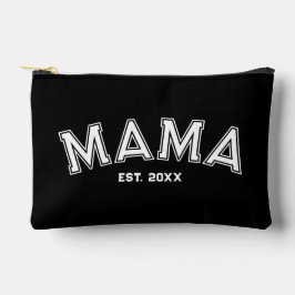 Bolsito Accesorio Pequeño Mama Est. Logotipo de estilo deportivo blanco Año 