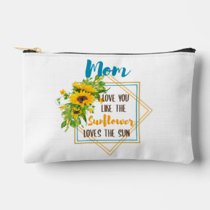 Bolsito Accesorio Pequeño Mamá Te Amo Como El Girasol Ama El Sol