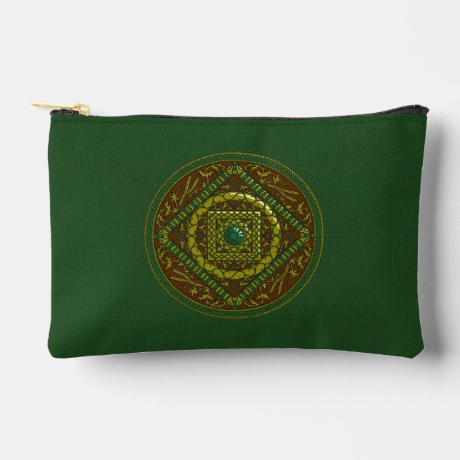 Bolsito Accesorio Pequeño Mandala de Tauro (Anverso)