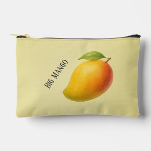 Bolsito Accesorio Pequeño Mango Grande, Fruta Dulce y Nombre en Amarillo