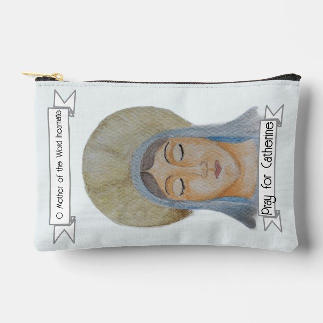 Bolsito Accesorio Pequeño Marian Prayer Bag - Los Memorare (Anverso)