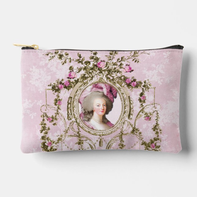 Bolsito Accesorio Pequeño Marie Antoinette Le Brun pink pouch  (Anverso)