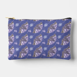 Bolsito Accesorio Pequeño Mariposa Japonesa Morada