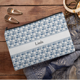 Bolsito Accesorio Pequeño Mariposas en azul Delft, personalizable