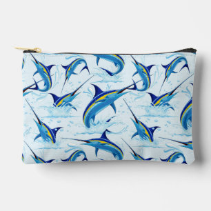 Bolsito Accesorio Pequeño Marlín Azul Saltando fuera del Océano