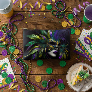 Bolsito Accesorio Pequeño Máscara de Mardi Gras