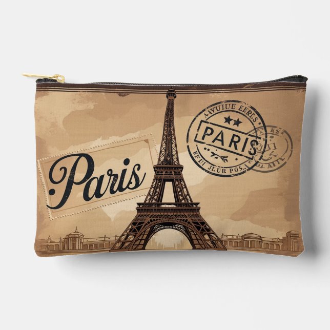 Bolsito Accesorio Pequeño Matasellos de París (Anverso)