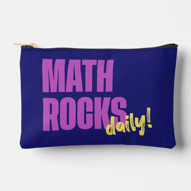 Bolsito Accesorio Pequeño Math Rocks Daily (Anverso)